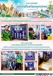 ลงพื้นที่ ในการช่วยแนะนำการออกแบบและจัดทำแผนผังบุคลากร ... พารามิเตอร์รูปภาพ 1