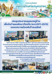 เข้าร่วมประชุมประชาคมชุมชน/หมู่บ้าน ... พารามิเตอร์รูปภาพ 1