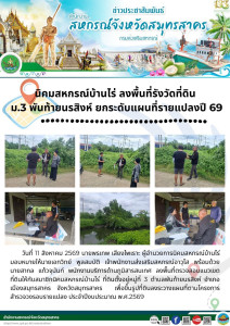 ลงพื้นที่ตรวจสอบแนวเขตที่ดินให้กับสมาชิกนิคมสหกรณ์บ้านไร่ ... พารามิเตอร์รูปภาพ 1